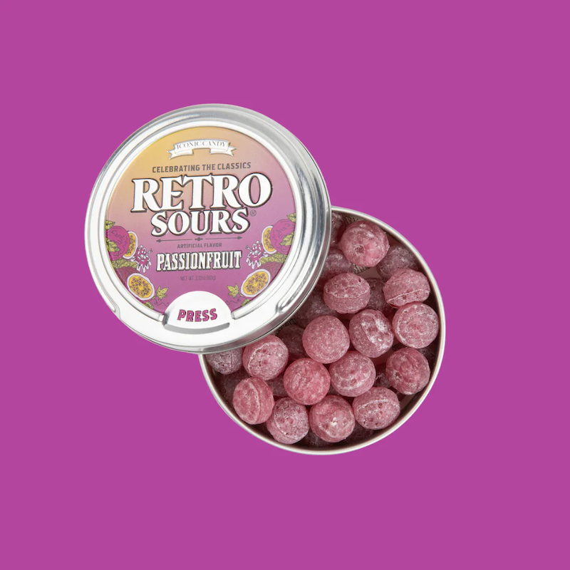 Iconic Candy Retro Sours Passion Fruit