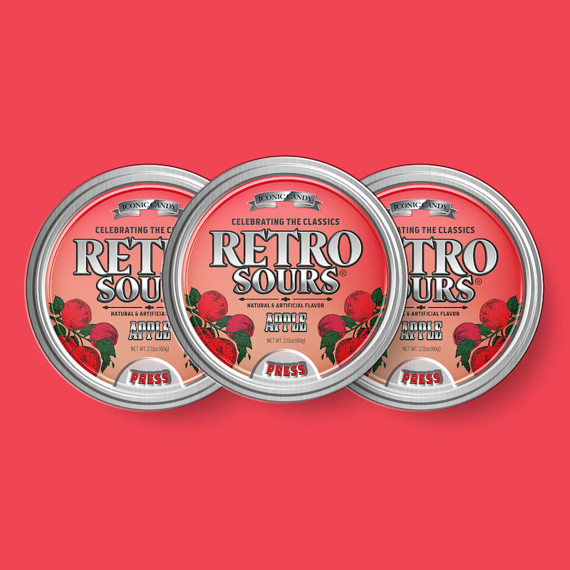 Iconic Candy Retro Sours Red Apple