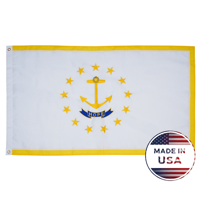 Rhode Island State Flag - 100% Made in USA