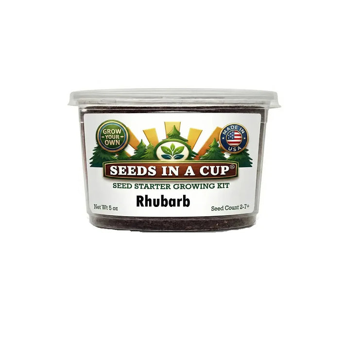 Rhubarb Grow Kit | Seeds In A Cup®