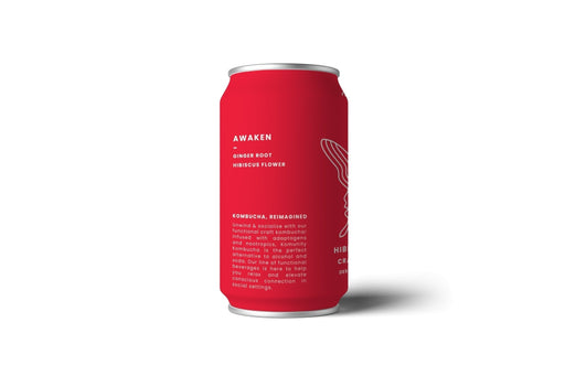 RMBR - Komunity Kombucha "Awaken" Hibiscus Ginger Kombucha Cans - 24 x 12oz - Functional Kombucha Beverage | Delivery near me in ... Farm2Me #url#