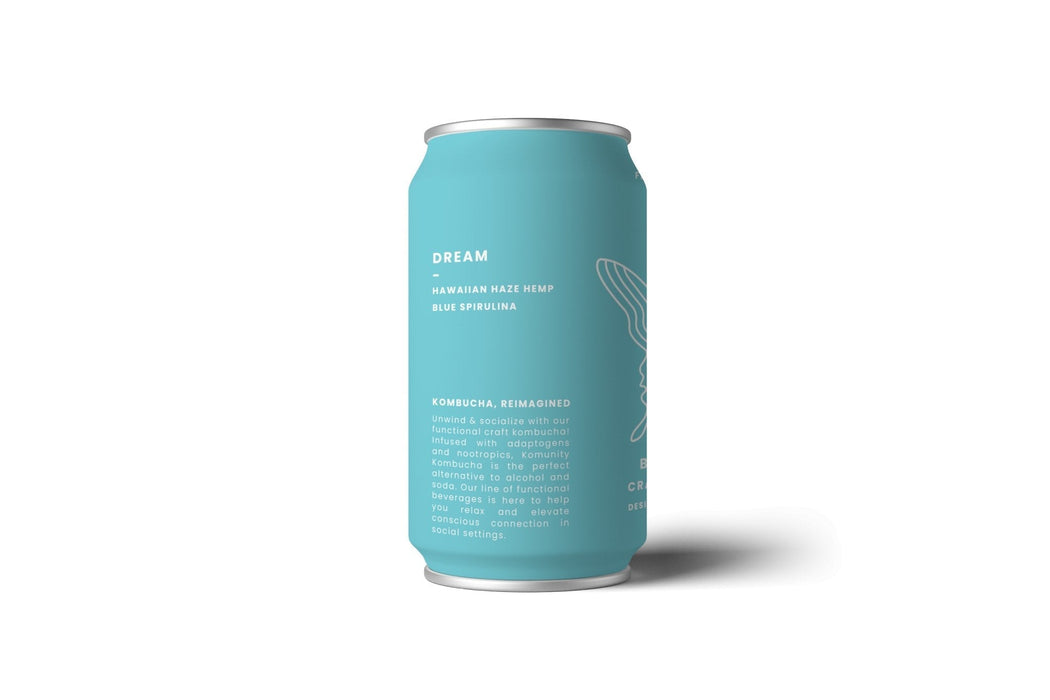 RMBR - Komunity Kombucha "Dream" - Blue Dream Kombucha Cans - 24 x 12oz - Functional Kombucha Beverage | Delivery near me in ... Farm2Me #url#