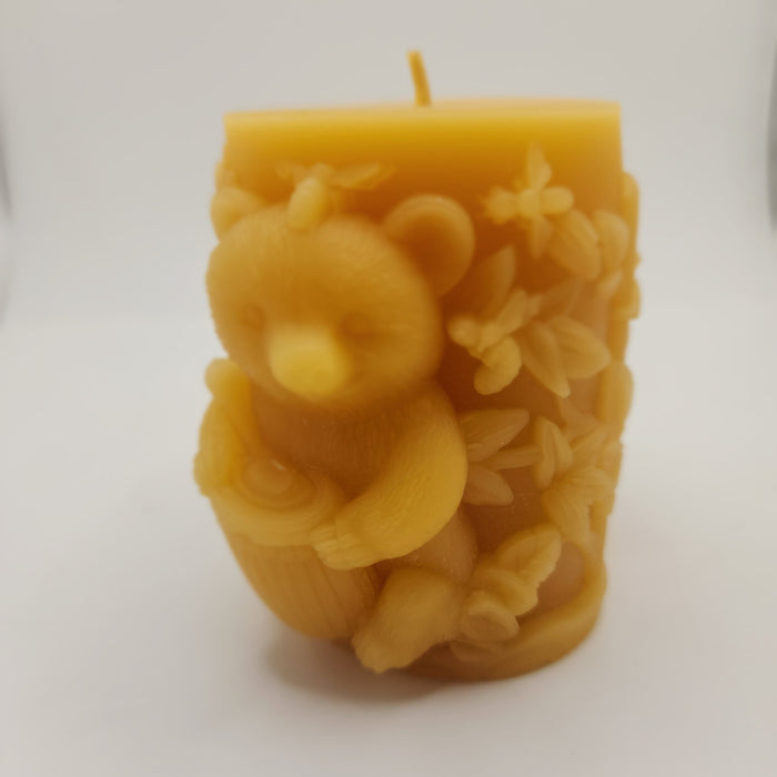 The Bears Have Arrived – Bear & Honey Beeswax Candle Set