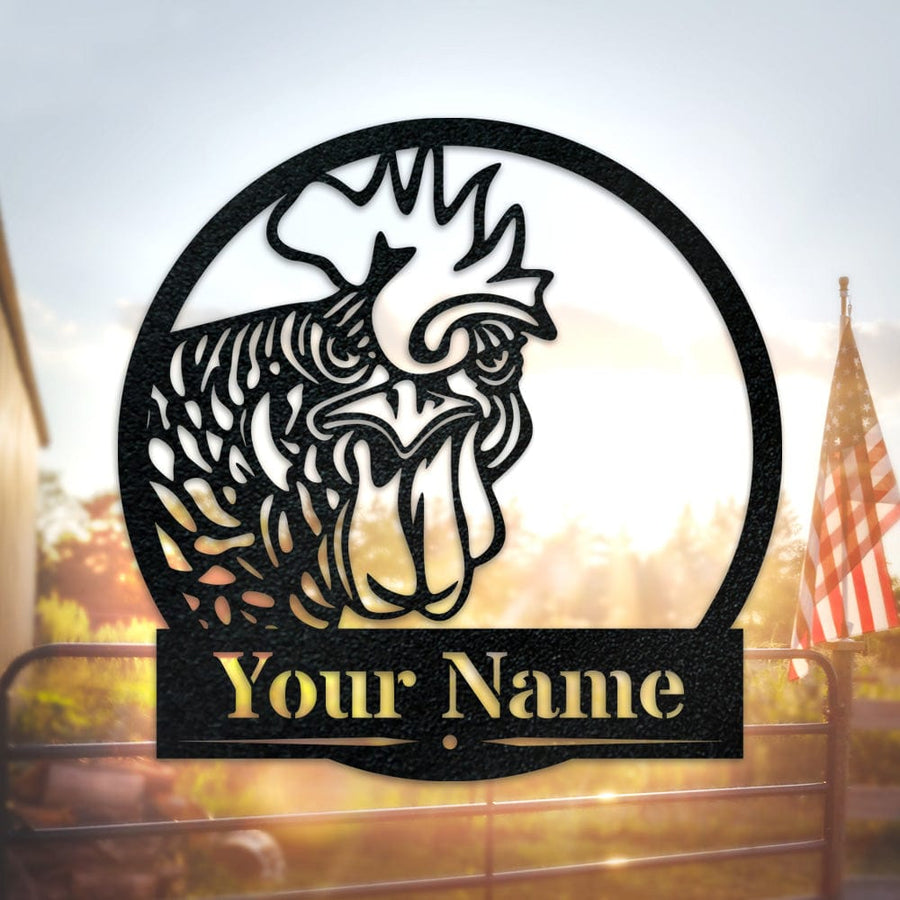 Rooster Monogram