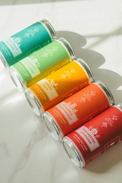 Root Elixirs Variety Pack | Root Elixirs Sparkling Premium Cocktail Mixers- 8 Cans 7.5oz by Farm2Me