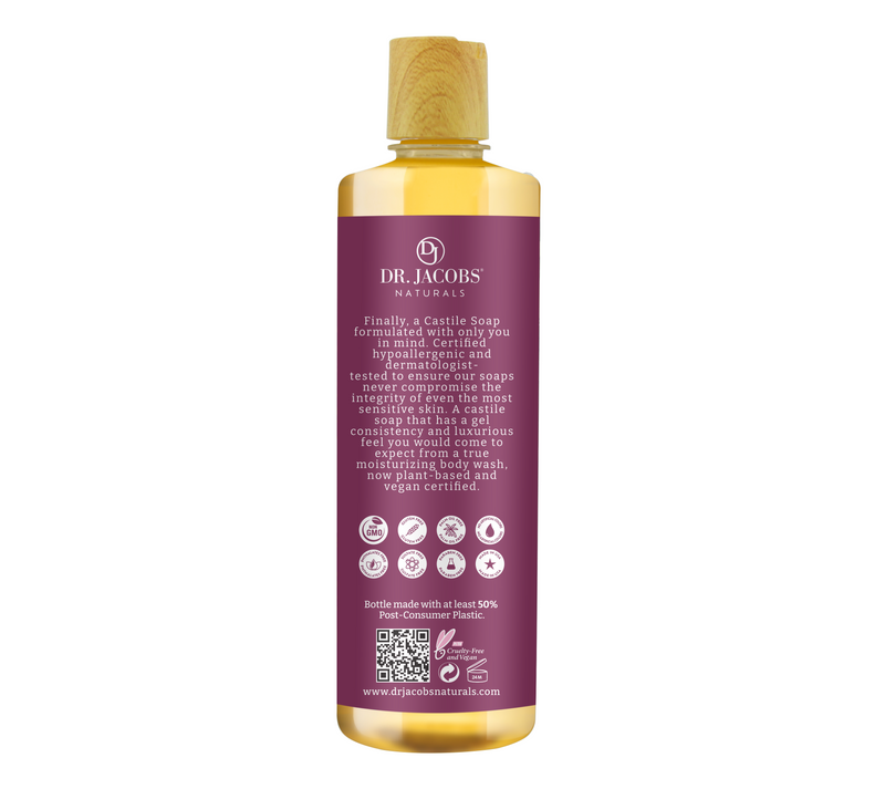Rose Castile Body Wash by Dr. Jacobs Naturals