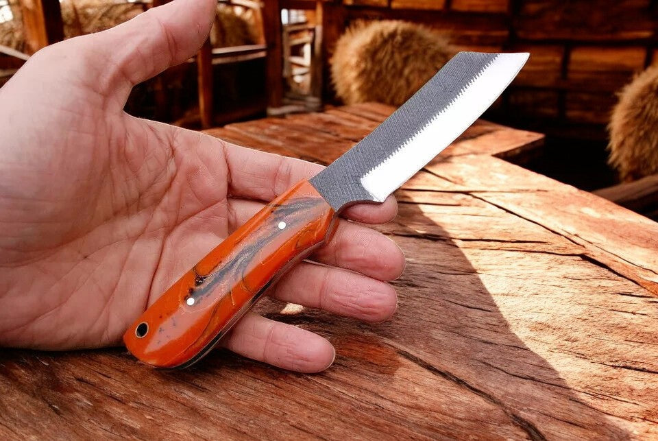 All-Season Cowboy Bull Cutter Knife – 8” Handmade