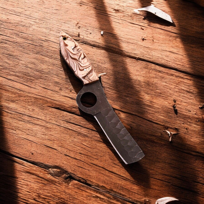 Handmade Bull Cutter Knife – High-Carbon Steel Blade