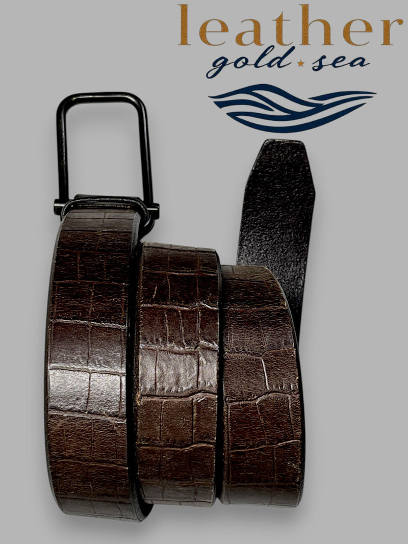 Handmade Genuine Leather Brown Belt for Men