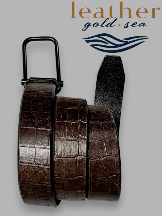 Handmade Genuine Leather Brown Belt for Men