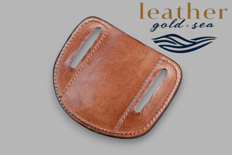 Custom Knife Sheaths – Handmade Brown Leather