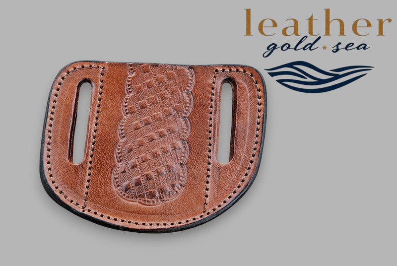 Custom Knife Sheaths – Handmade Brown Leather