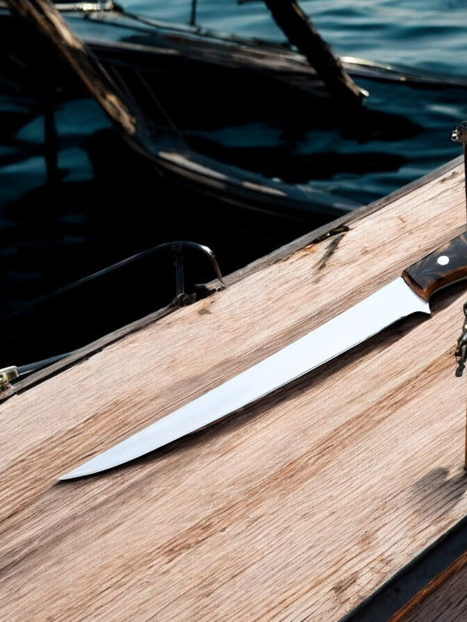 Premium Handmade Fillet Knife – 9" 440C Stainless Steel