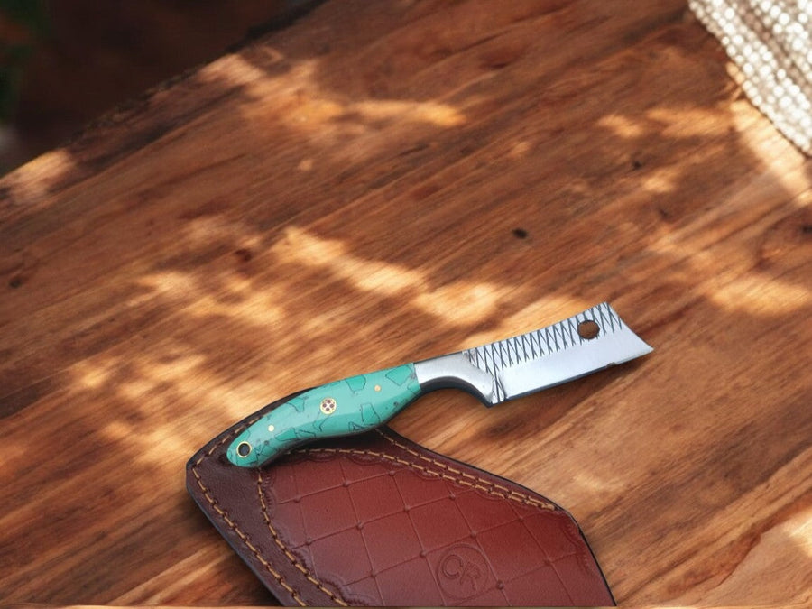 Custom Handmade Bull Cutter Knife – RUSP Steel Blade
