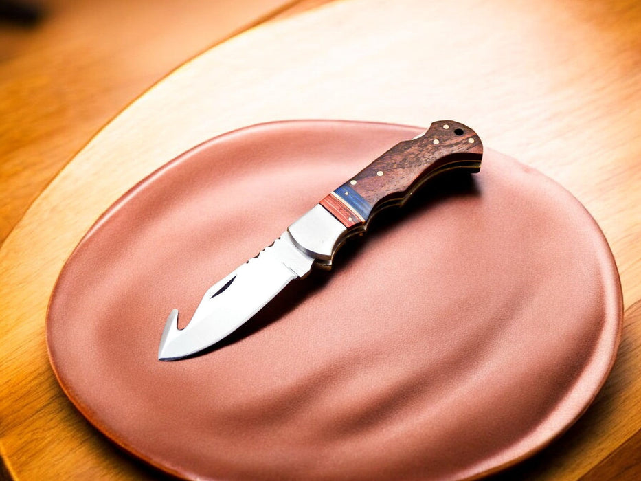 Custom Handmade Stainless Steel Pocket Knife – 3"