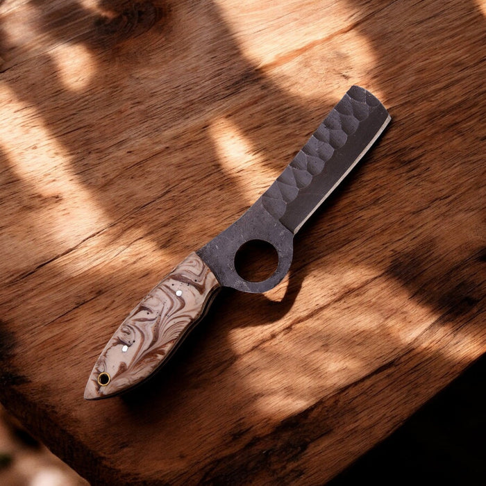 Handmade Bull Cutter Knife – High-Carbon Steel Blade
