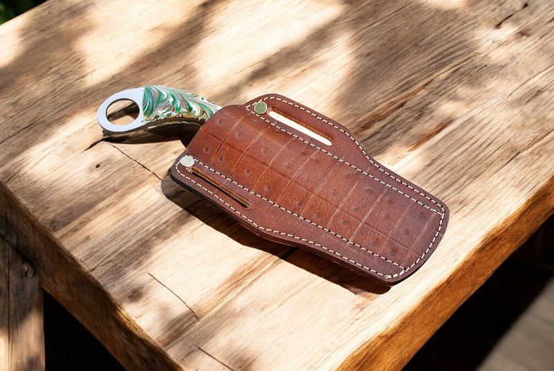 Handmade Bull Cutter Knife – 9" File Tool Steel Blade