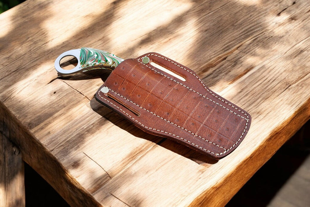 Handmade Bull Cutter Knife – 9" File Tool Steel Blade