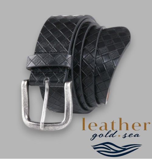 Black bull belt – All Sizes - 100% genuine leather
