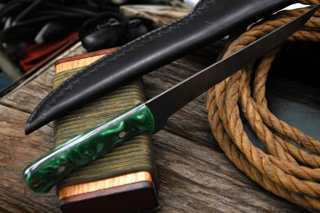 Premium Damascus Fillet Knife – 12.8" Handmade Precision