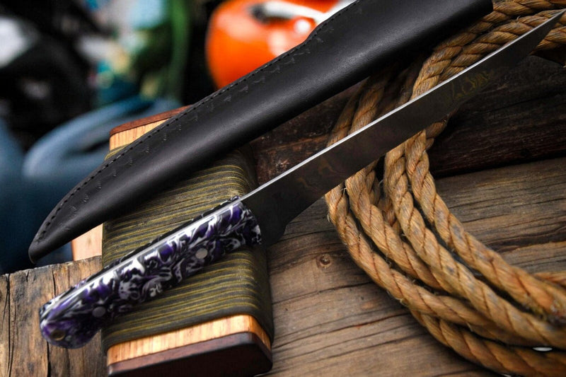 Premium Handmade Damascus Fillet Knife - 12.8"