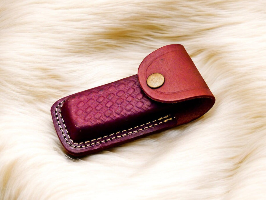 Handmade Stainless Steel Pocket Knife with Exotic Wood