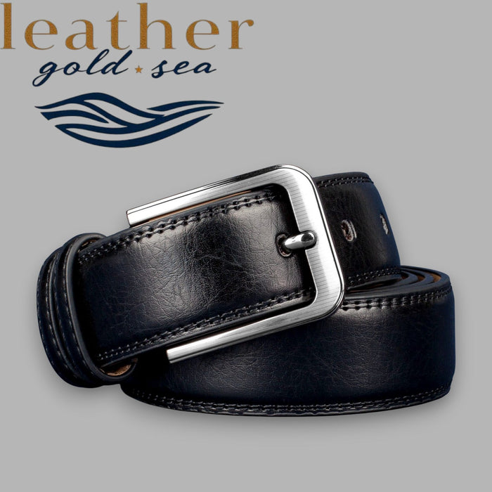 Handmade | Personalized Black Belt – Genuine Leather