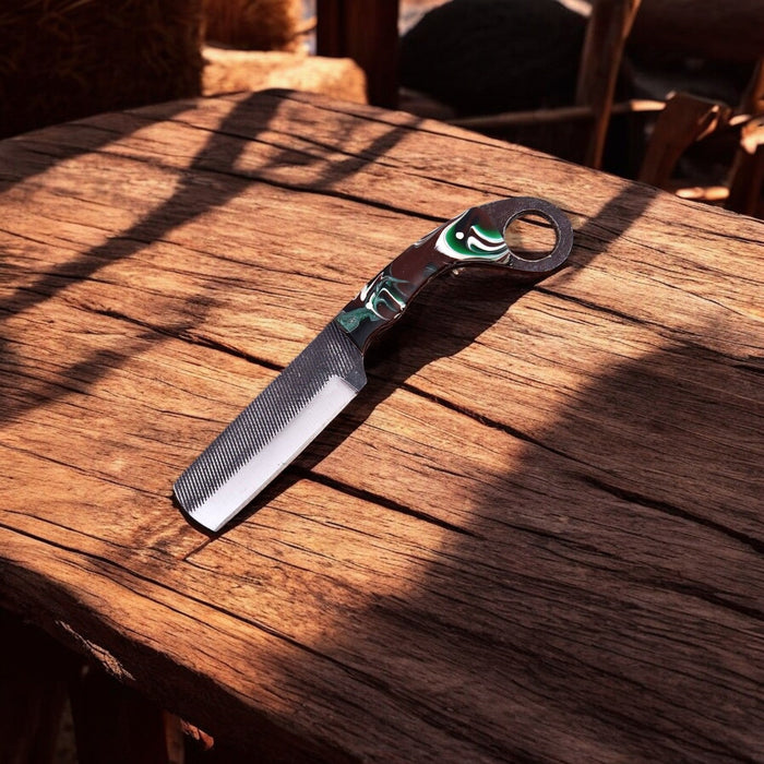 Custom Handmade Bull Cutter Knife – 8" File Tool Steel