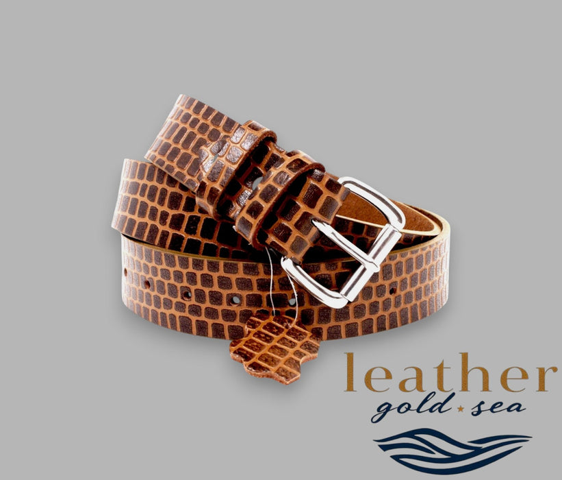 Brown Genuine Leather Belt for Men – Sale on belts