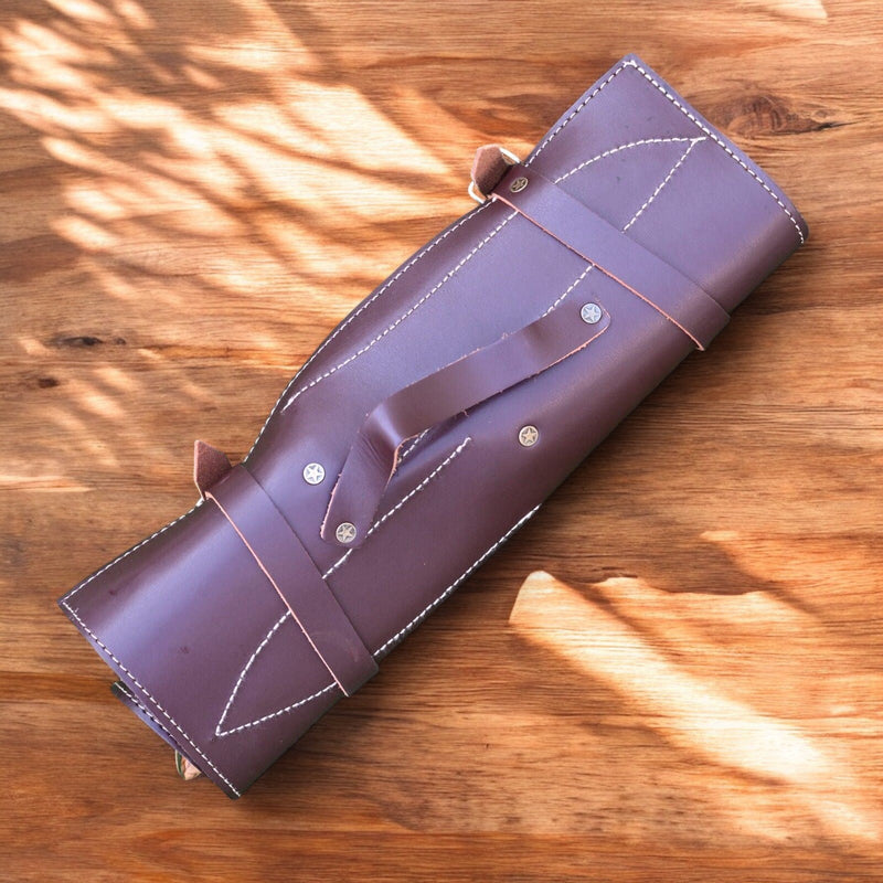 Handmade Damascus Steel Kitchen Knives Set – Rosewood Handle