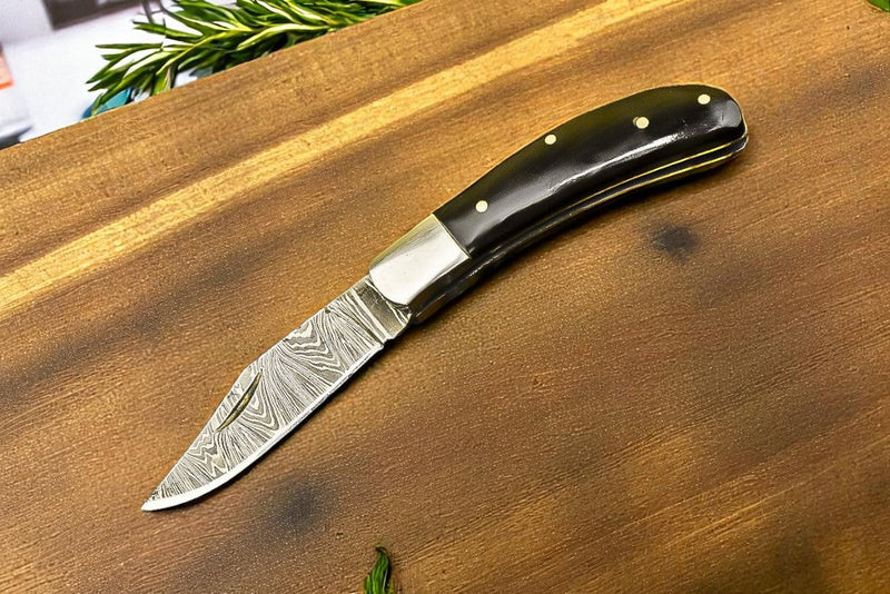 Pocket Knife EDC | Buffalo Horn Handle