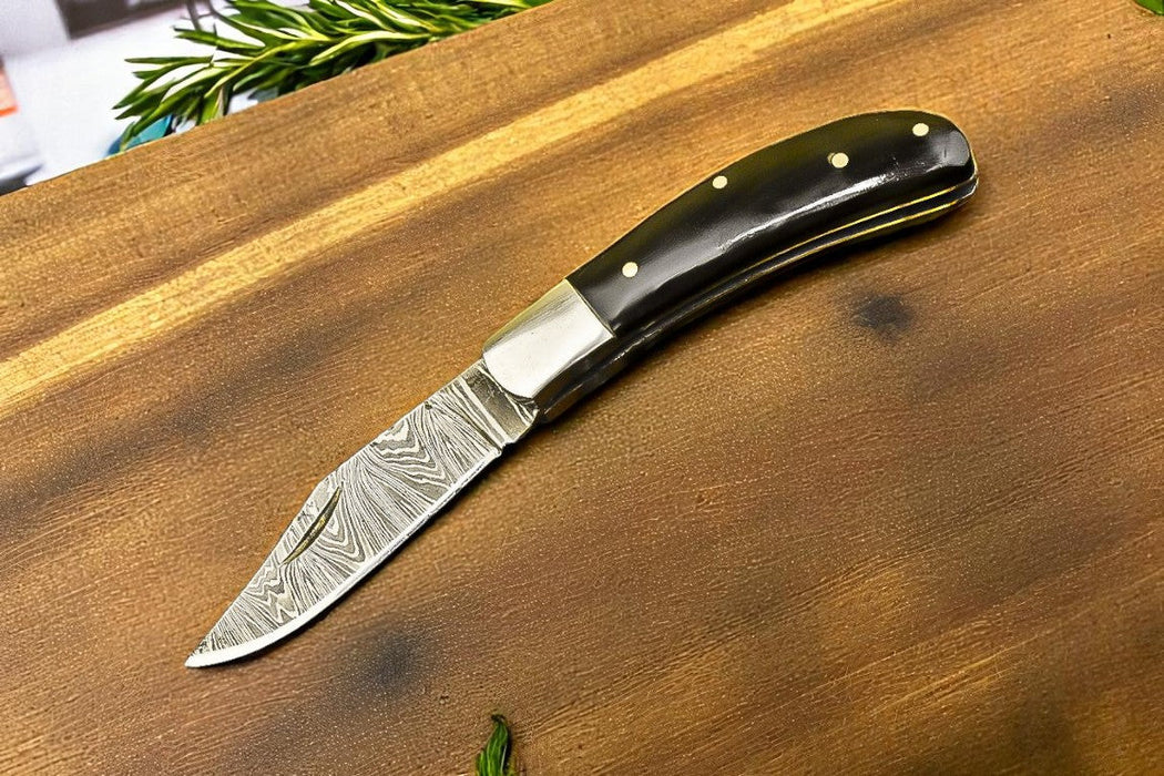 Pocket Knife EDC | Buffalo Horn Handle