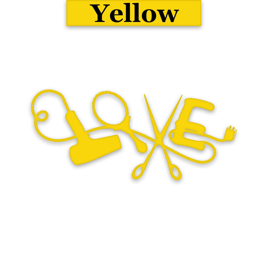 Salon "Love" Beauty Bar Metal Sign