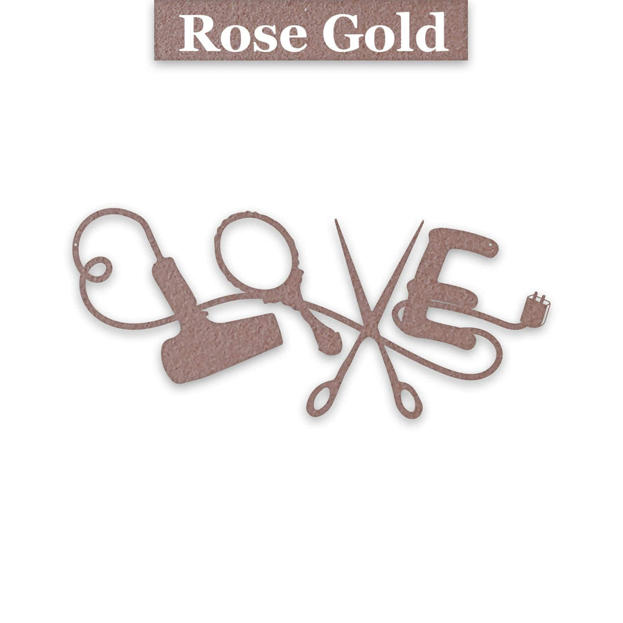 Salon "Love" Beauty Bar Metal Sign