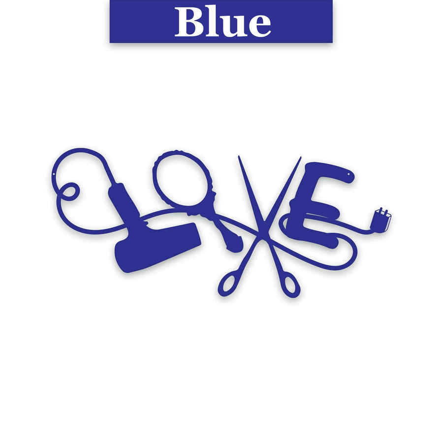 Salon "Love" Beauty Bar Metal Sign