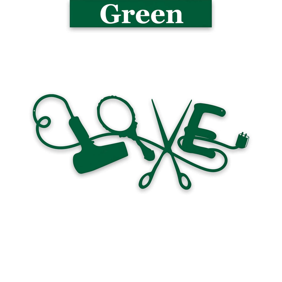 Salon "Love" Beauty Bar Metal Sign
