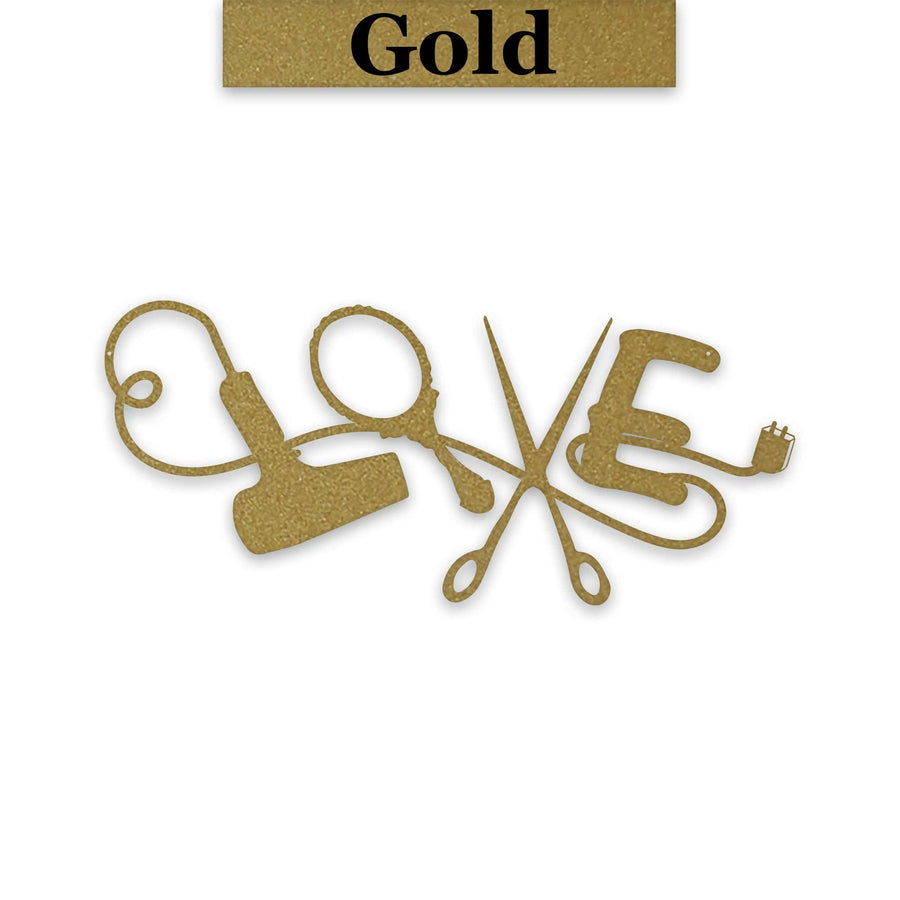 Salon "Love" Beauty Bar Metal Sign