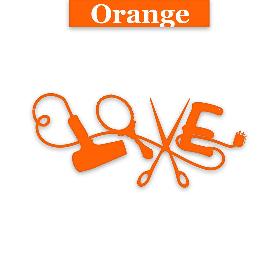 Salon "Love" Beauty Bar Metal Sign