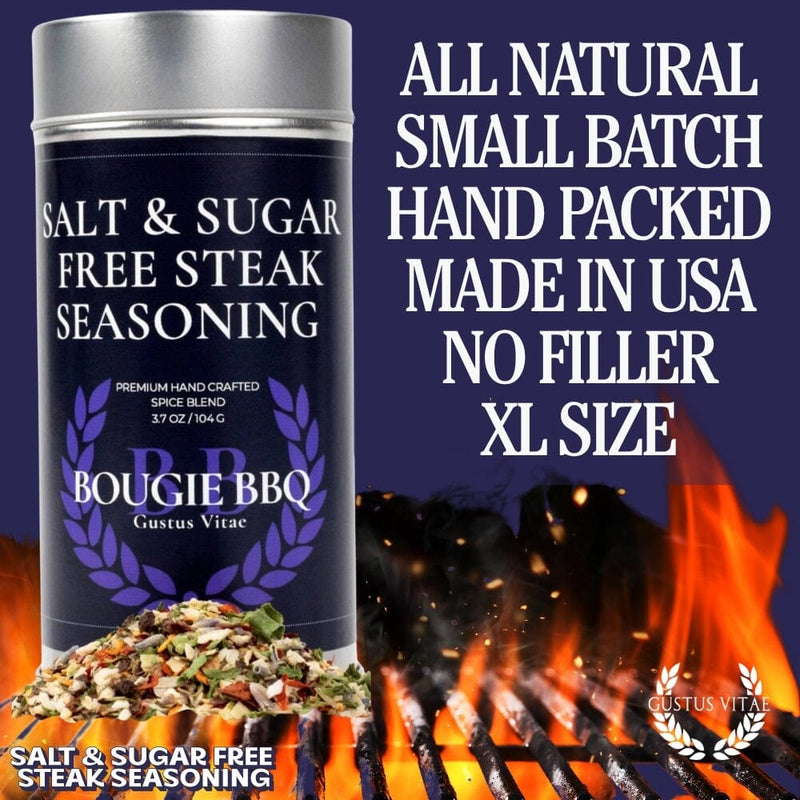 Salt & Sugar Free Steak Seasoning Bougie BBQ Gustus Vitae