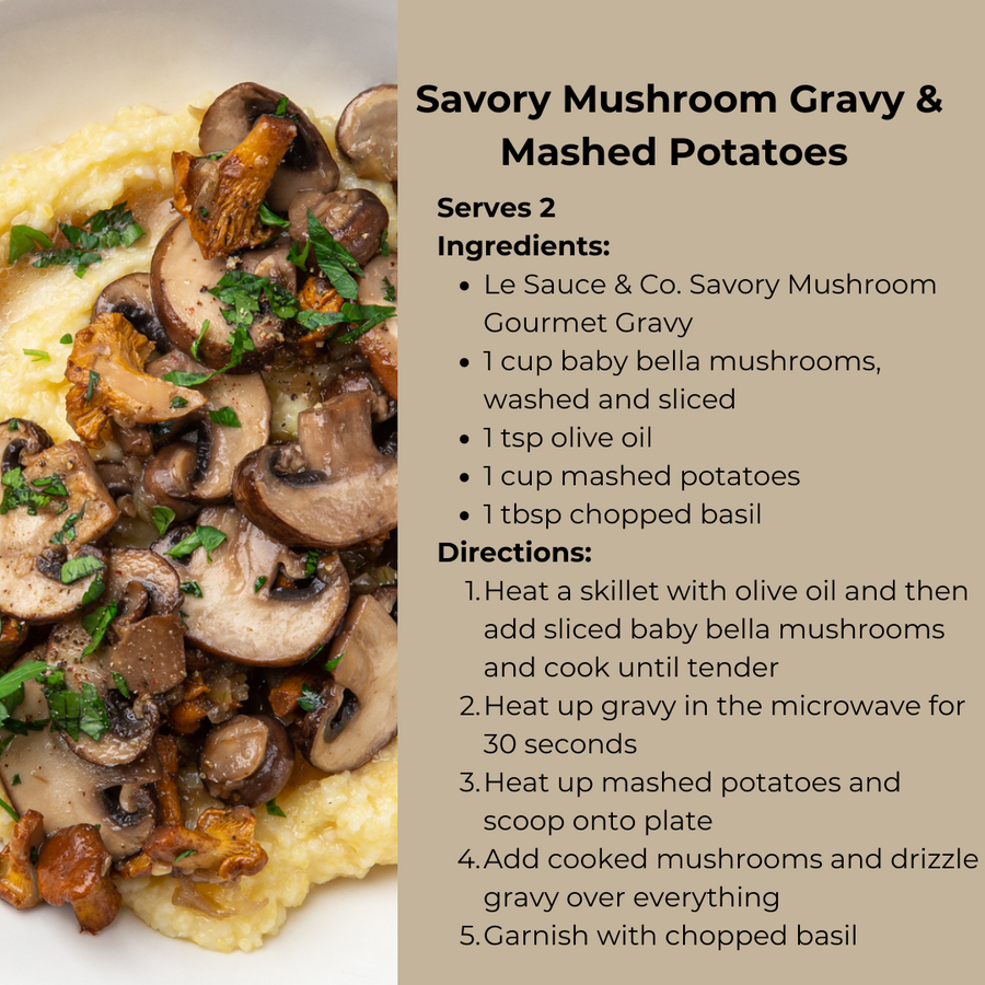 Savory Mushroom Gourmet Gravy