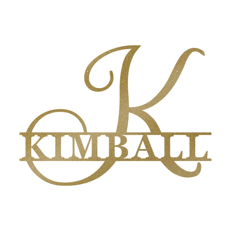 Script Letter Monogram