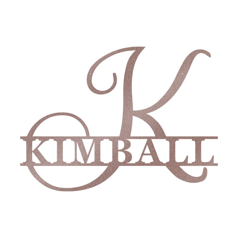 Script Letter Monogram