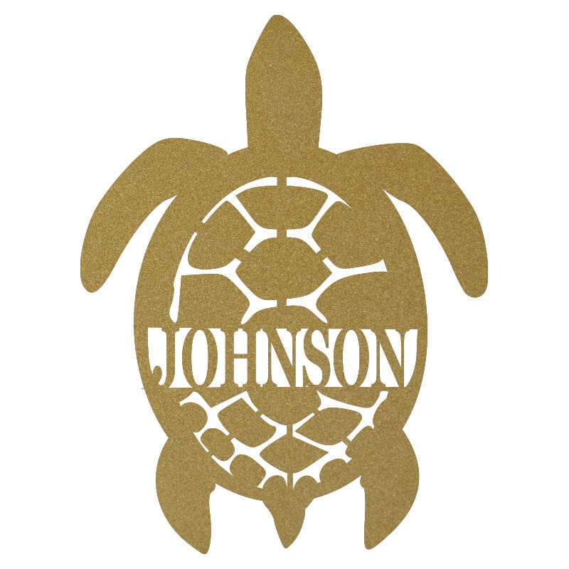 Sea Turtle Name Monogram