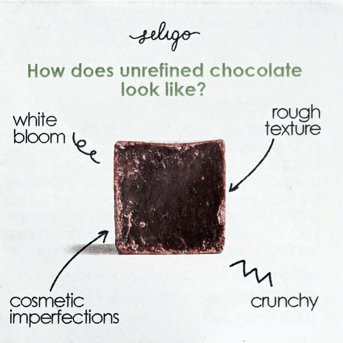 Seligo Unrefined Dark Chocolate Cubes w/ Cinnamon 70% by Farm2Me