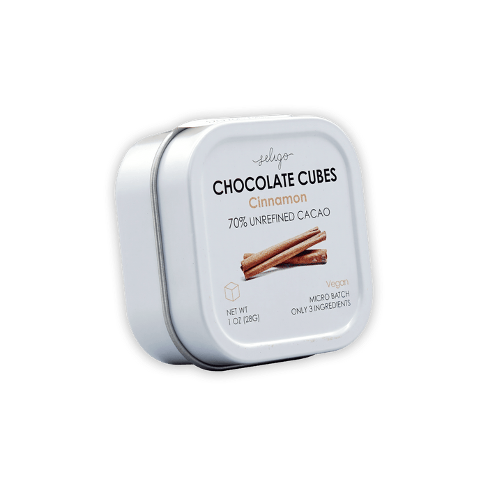 Seligo Unrefined Dark Chocolate Cubes w/ Cinnamon 70% by Farm2Me