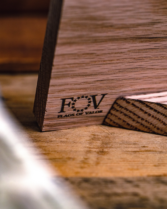 Collective - Navy Wooden Desk Flag