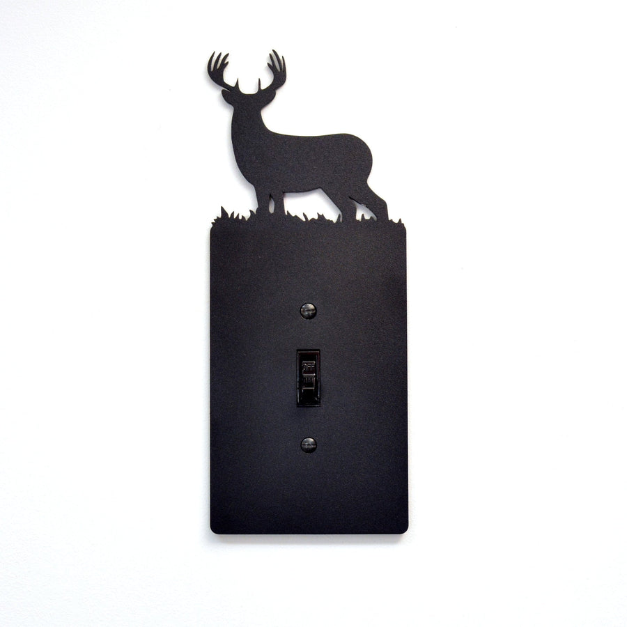 Single Pack of Light Switch Covers - Cabin Life: Bear, Deer, Elk, Horse, Moose