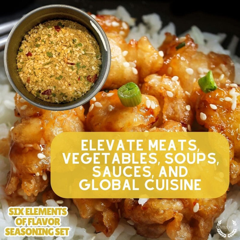 Six Elements Of Flavor Seasoning Set Collections & Gift Sets Gustus Vitae