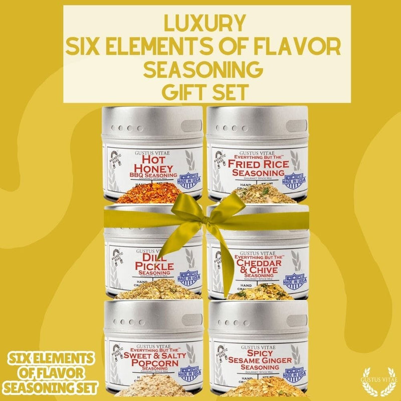 Six Elements Of Flavor Seasoning Set Collections & Gift Sets Gustus Vitae