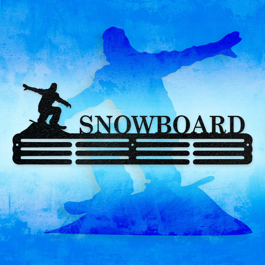 Snowboarder Sport Awards Medal Hanger